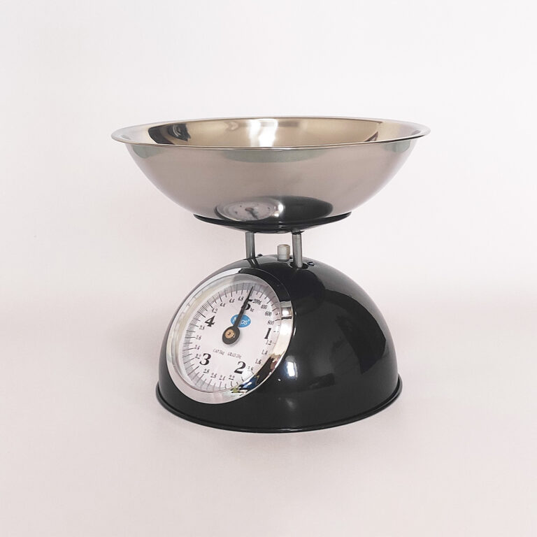 Black Steel kitchen Scale